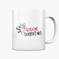 42 reasons to keep distance - Schäferhund - Tasse glossy